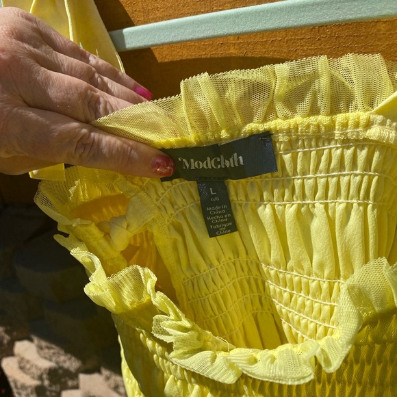 NWOT-ModCloth-Sz L-A Little Ray of Sunshine dress - Picture 5 of 7